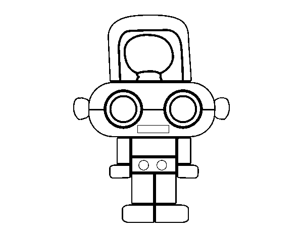 ぬりえページ: ロボット (キャラクター) #106714 - 無料の印刷可能なぬりえページ