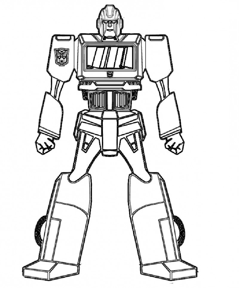 ぬりえページ: ロボット (キャラクター) #106758 - 無料の印刷可能なぬりえページ