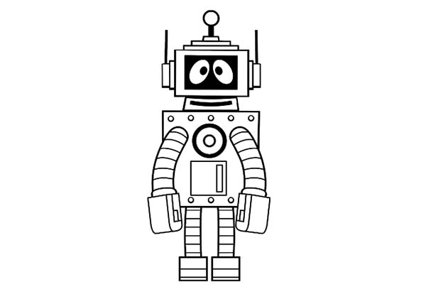 ぬりえページ: ロボット (キャラクター) #106801 - 無料の印刷可能なぬりえページ