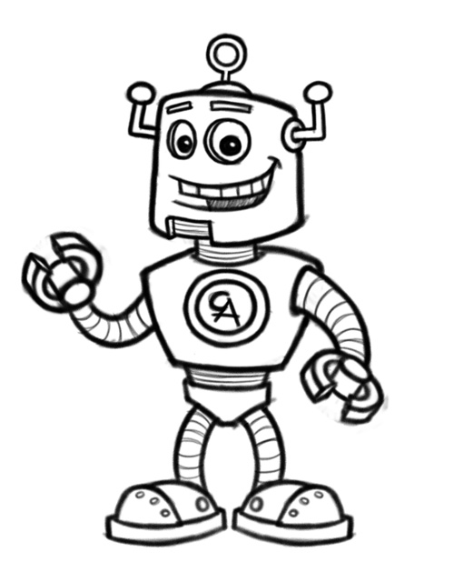 ぬりえページ: ロボット (キャラクター) #106838 - 無料の印刷可能なぬりえページ