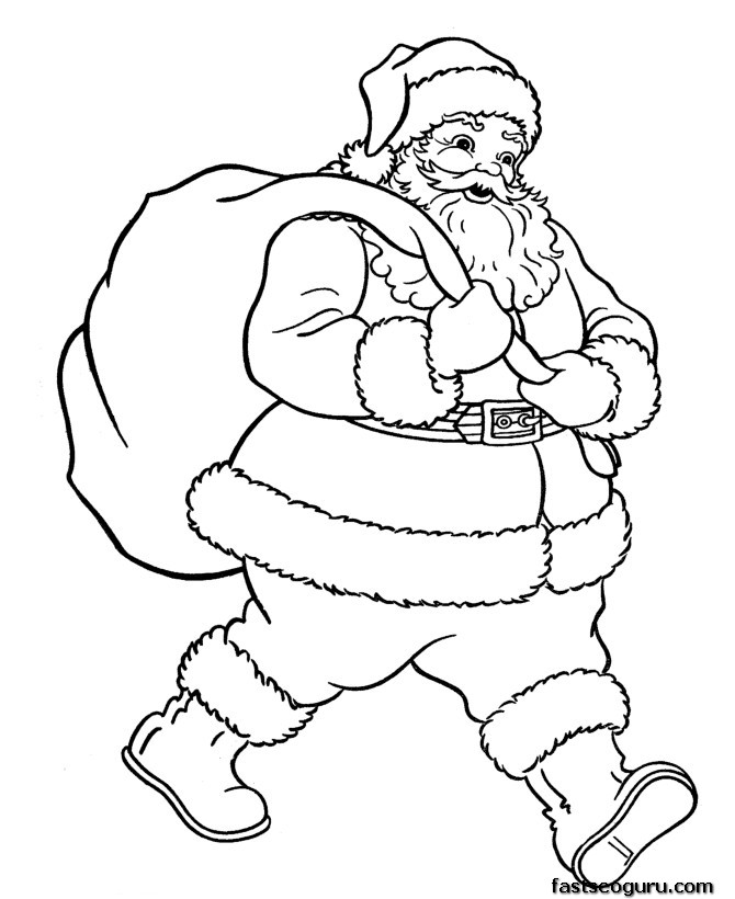 ぬりえページ: サンタクロース (キャラクター) #104657 - 無料の印刷可能なぬりえページ