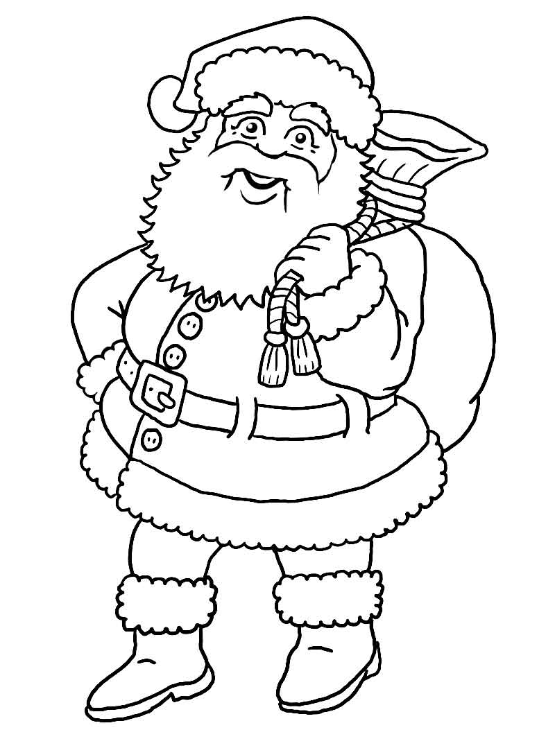 ぬりえページ: サンタクロース (キャラクター) #104752 - 無料の印刷可能なぬりえページ