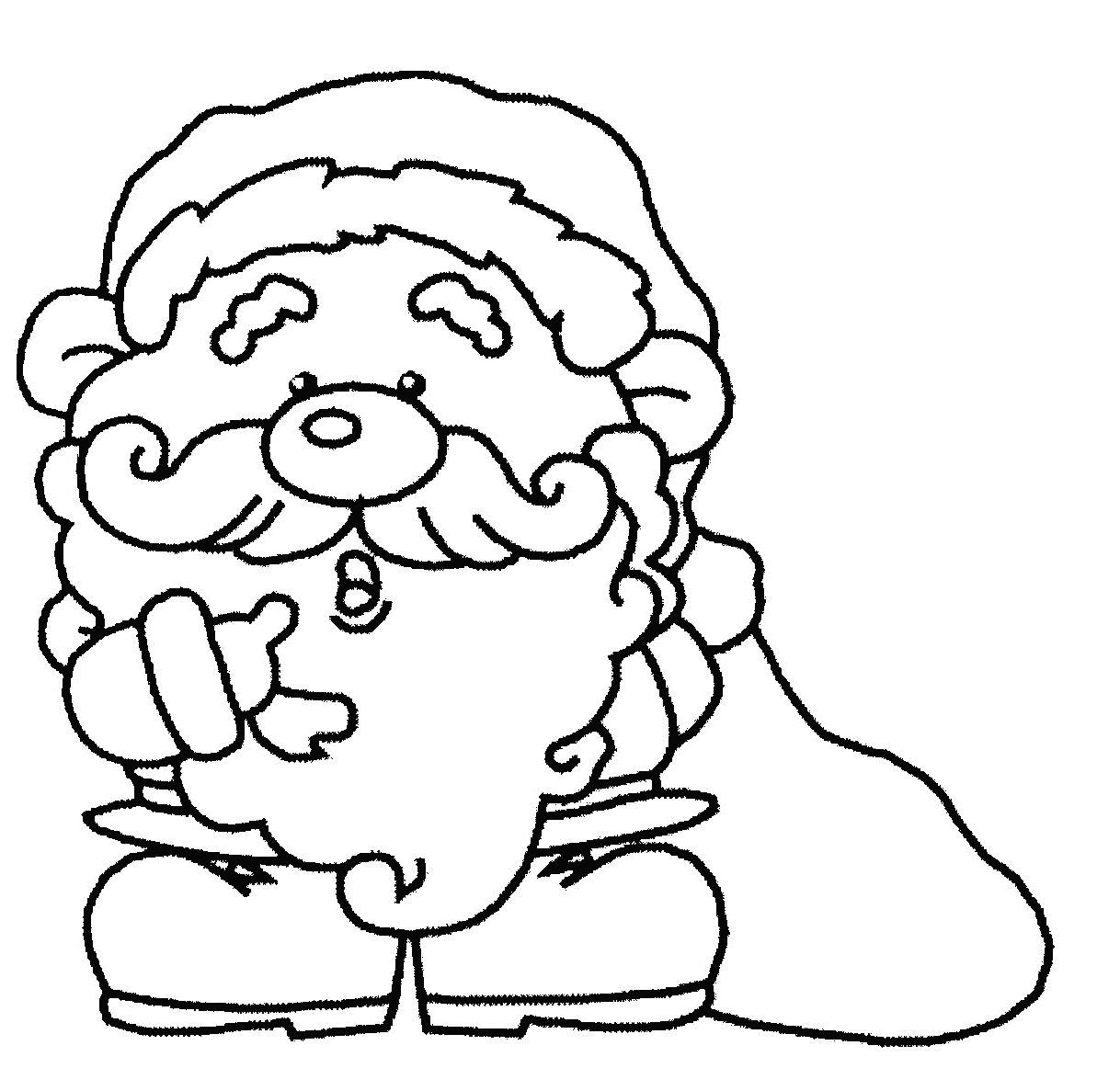 ぬりえページ: サンタクロース (キャラクター) #104816 - 無料の印刷可能なぬりえページ