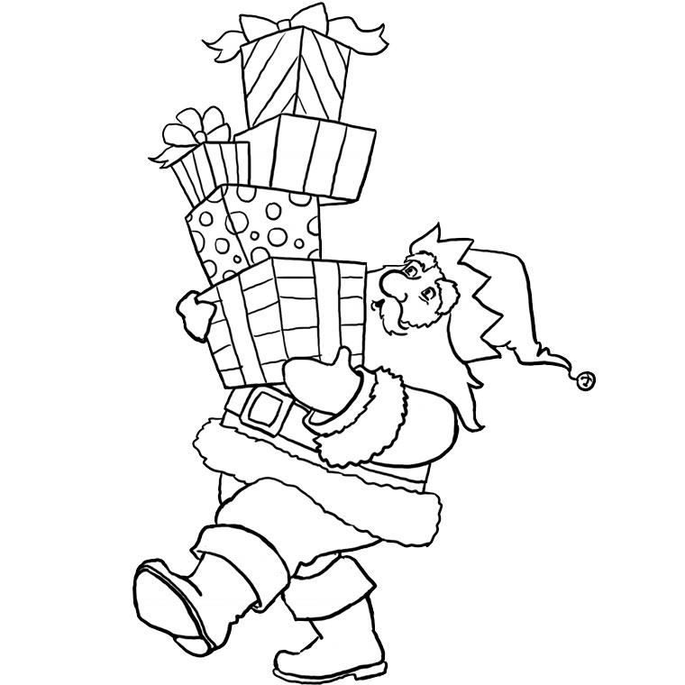 ぬりえページ: サンタクロース (キャラクター) #104818 - 無料の印刷可能なぬりえページ