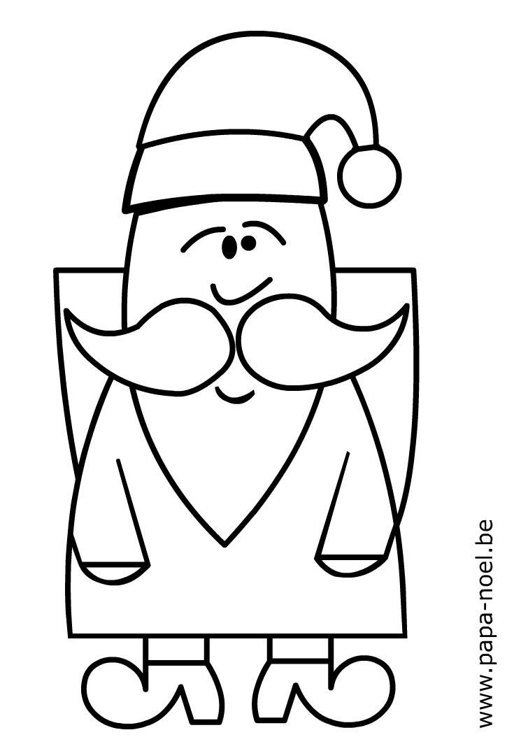 ぬりえページ: サンタクロース (キャラクター) #104911 - 無料の印刷可能なぬりえページ