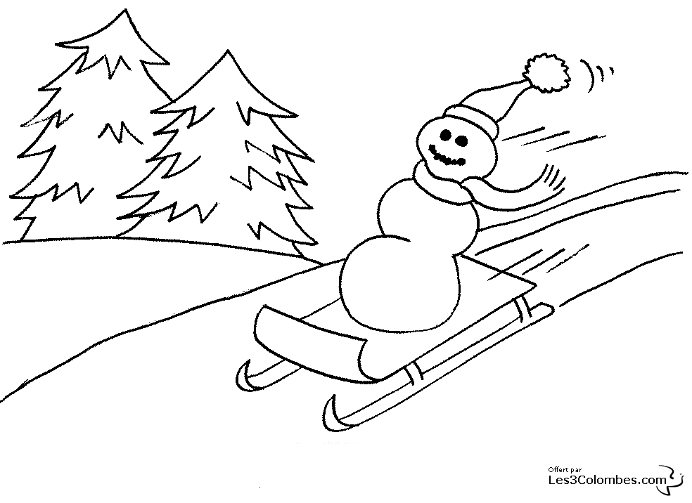 ぬりえページ: 雪だるま (キャラクター) #89189 - 無料の印刷可能なぬりえページ