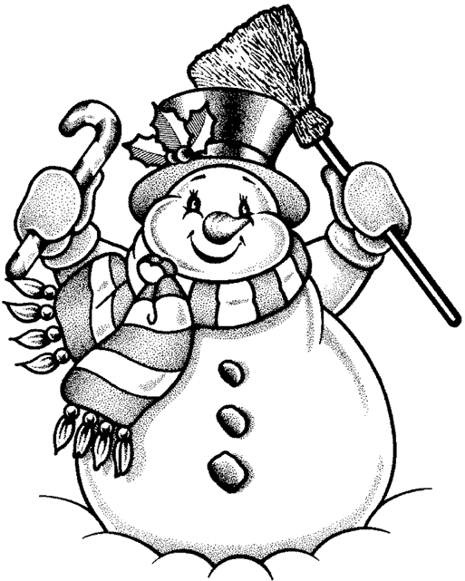 ぬりえページ: 雪だるま (キャラクター) #89196 - 無料の印刷可能なぬりえページ