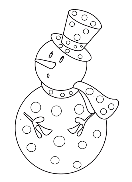 ぬりえページ: 雪だるま (キャラクター) #89209 - 無料の印刷可能なぬりえページ