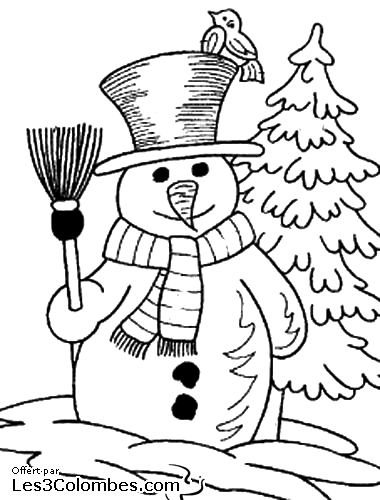 ぬりえページ: 雪だるま (キャラクター) #89217 - 無料の印刷可能なぬりえページ