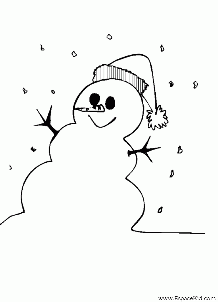 ぬりえページ: 雪だるま (キャラクター) #89225 - 無料の印刷可能なぬりえページ