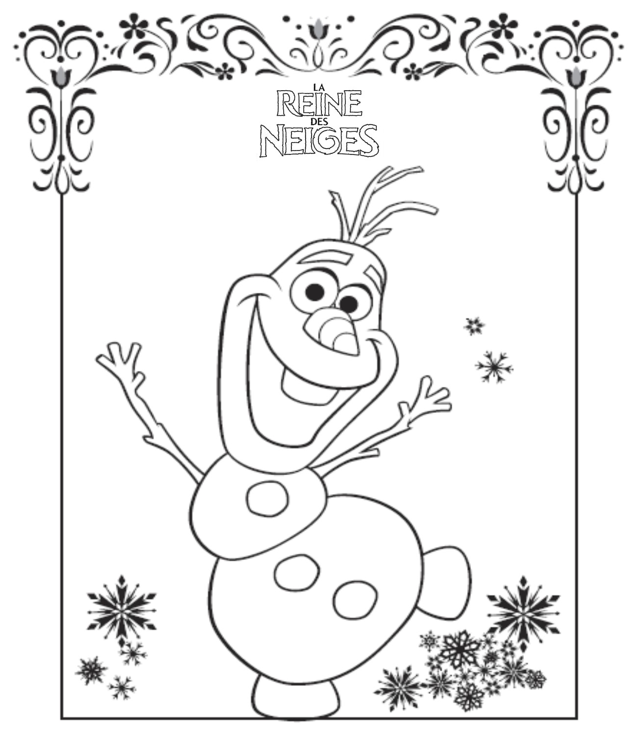 ぬりえページ: 雪だるま (キャラクター) #89438 - 無料の印刷可能なぬりえページ