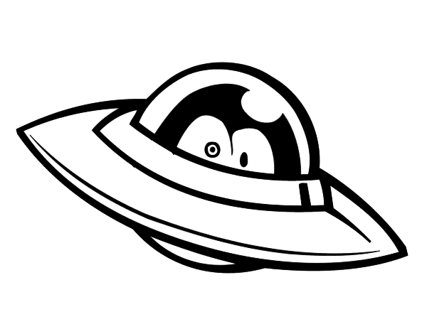 ぬりえページ: UFO (キャラクター) #103144 - 無料の印刷可能なぬりえページ