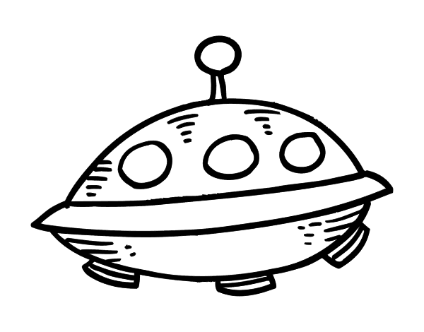 ぬりえページ: UFO (キャラクター) #103148 - 無料の印刷可能なぬりえページ