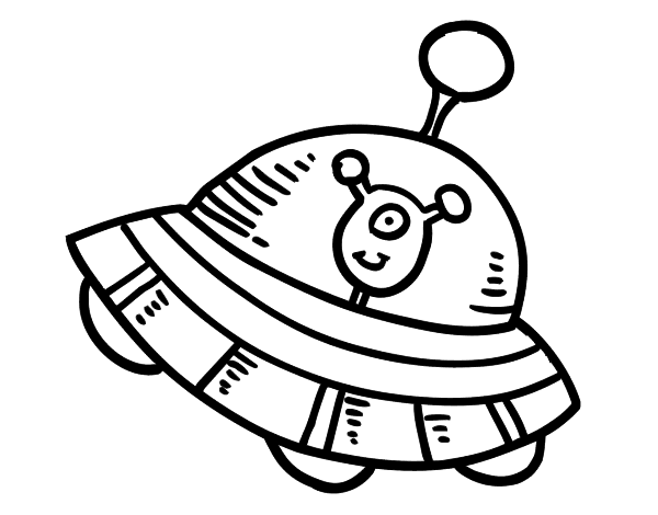 ぬりえページ: UFO (キャラクター) #103156 - 無料の印刷可能なぬりえページ