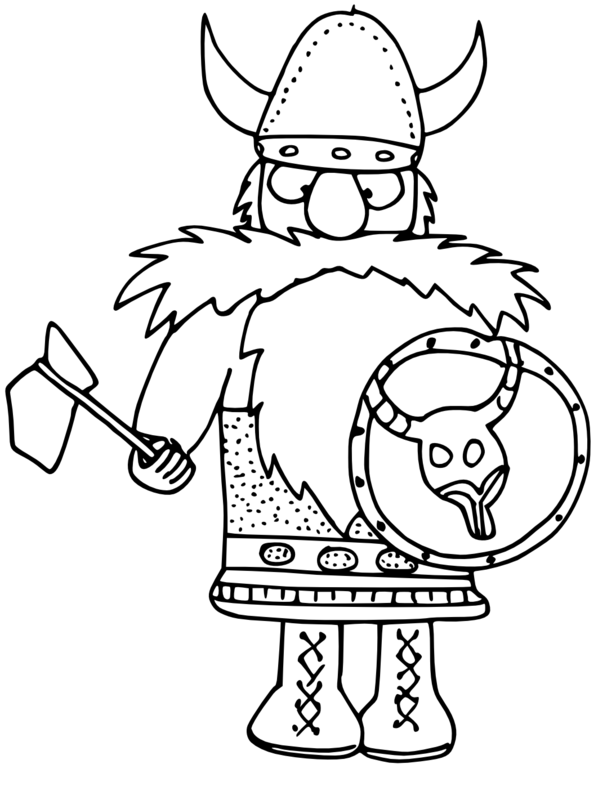 ぬりえページ: バイキング (キャラクター) #149352 - 無料の印刷可能なぬりえページ