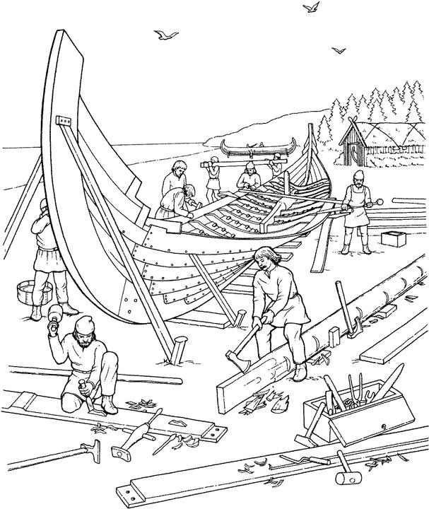ぬりえページ: バイキング (キャラクター) #149353 - 無料の印刷可能なぬりえページ
