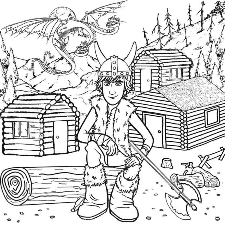 ぬりえページ: バイキング (キャラクター) #149379 - 無料の印刷可能なぬりえページ