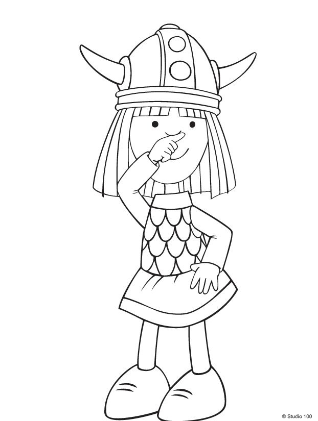 ぬりえページ: バイキング (キャラクター) #149460 - 無料の印刷可能なぬりえページ