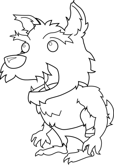 ぬりえページ: 人狼 (キャラクター) #100009 - 無料の印刷可能なぬりえページ