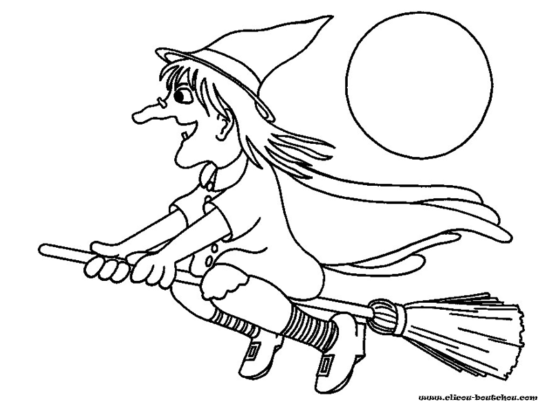 ぬりえページ: 魔女 (キャラクター) #108131 - 無料の印刷可能なぬりえページ