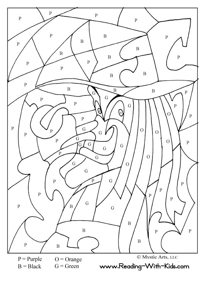 ぬりえページ: 魔女 (キャラクター) #108250 - 無料の印刷可能なぬりえページ
