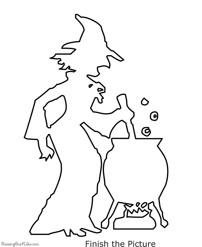 ぬりえページ: 魔女 (キャラクター) #108291 - 無料の印刷可能なぬりえページ