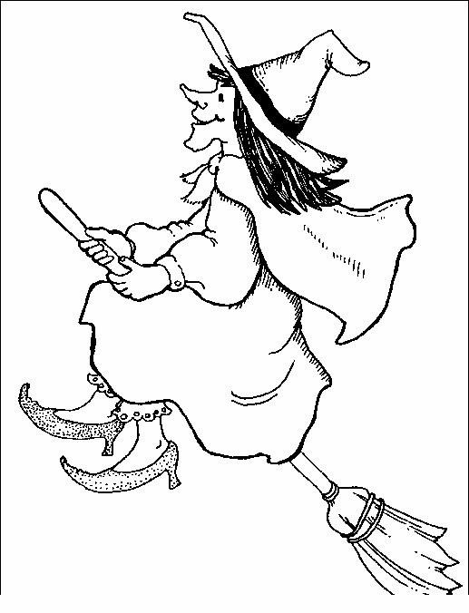ぬりえページ: 魔女 (キャラクター) #108325 - 無料の印刷可能なぬりえページ