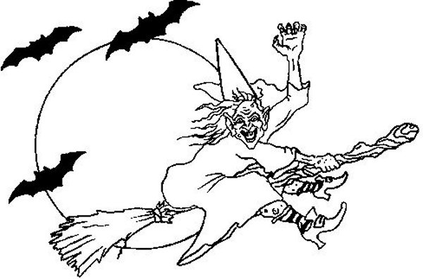 ぬりえページ: 魔女 (キャラクター) #108383 - 無料の印刷可能なぬりえページ