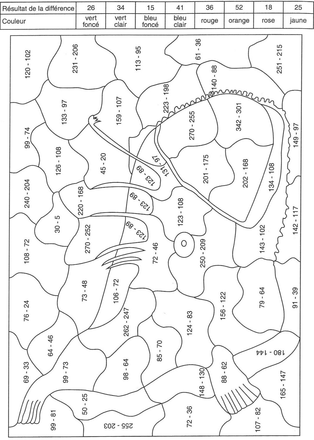 ぬりえページ: 魔法の着色 (教育的) #126267 - 無料の印刷可能なぬりえページ