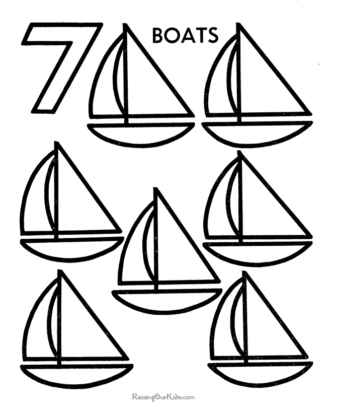 ぬりえページ: 数字 (教育的) #125220 - 無料の印刷可能なぬりえページ