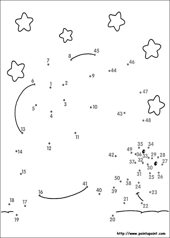 ぬりえページ: 点つなぎぬりえ (教育的) #125939 - 無料の印刷可能なぬりえページ