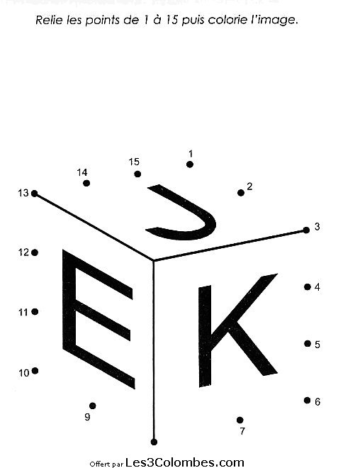 ぬりえページ: 点つなぎぬりえ (教育的) #125980 - 無料の印刷可能なぬりえページ