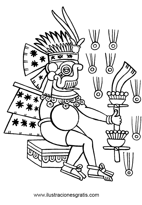 ぬりえページ: アステカ神話 (神々と女神) #111599 - 無料の印刷可能なぬりえページ