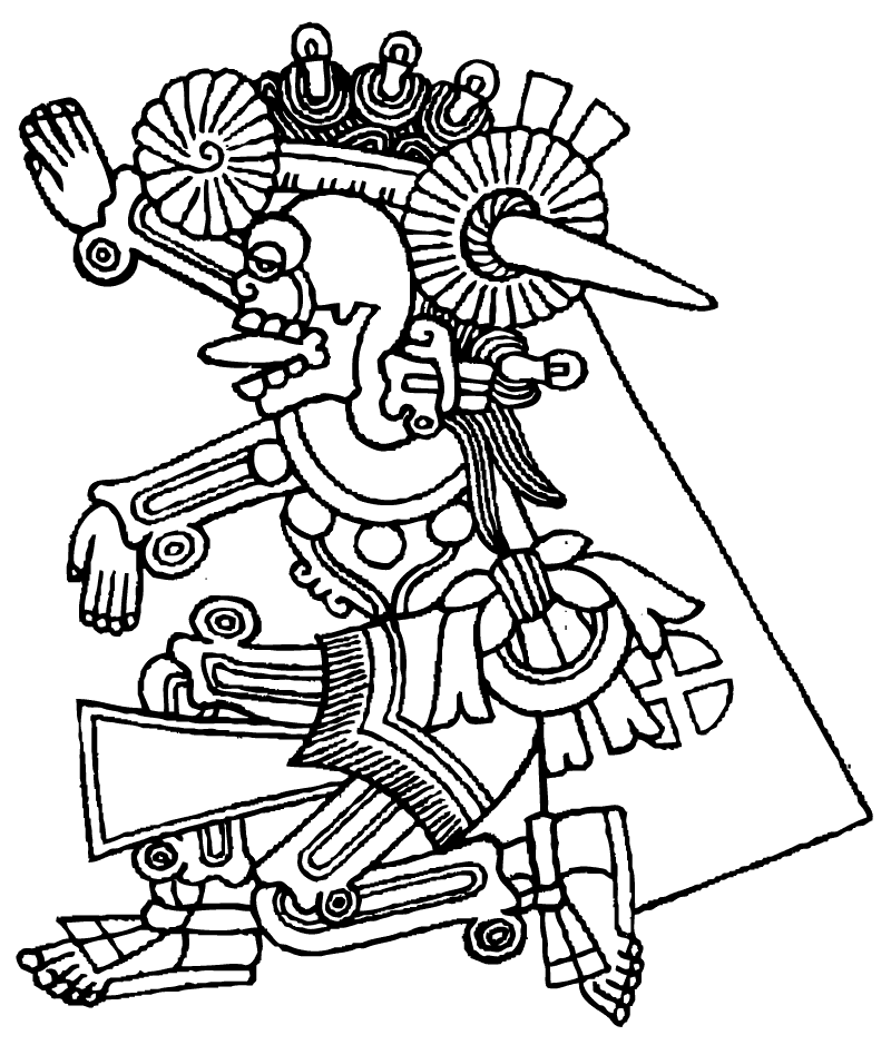 ぬりえページ: アステカ神話 (神々と女神) #111742 - 無料の印刷可能なぬりえページ
