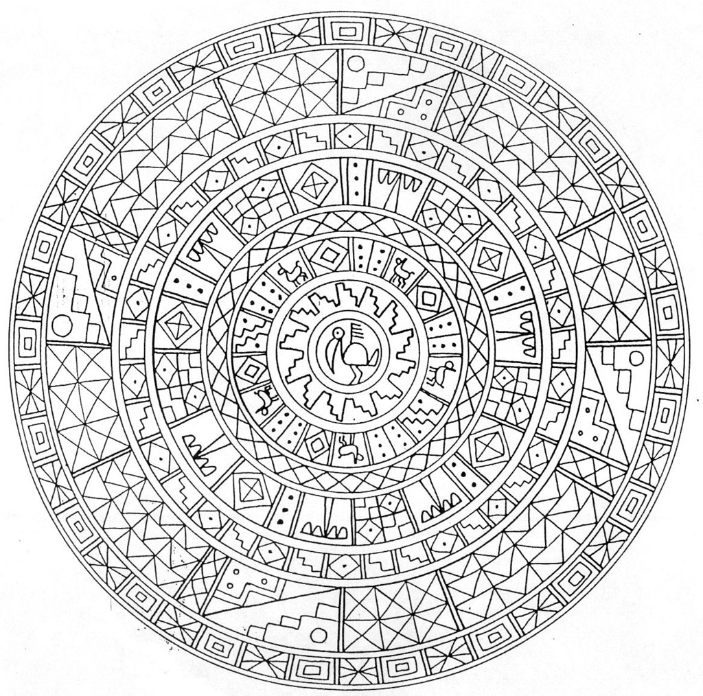 ぬりえページ: アステカ神話 (神々と女神) #111762 - 無料の印刷可能なぬりえページ