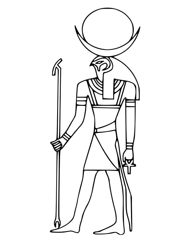 ぬりえページ: エジプト神話 (神々と女神) #111173 - 無料の印刷可能なぬりえページ