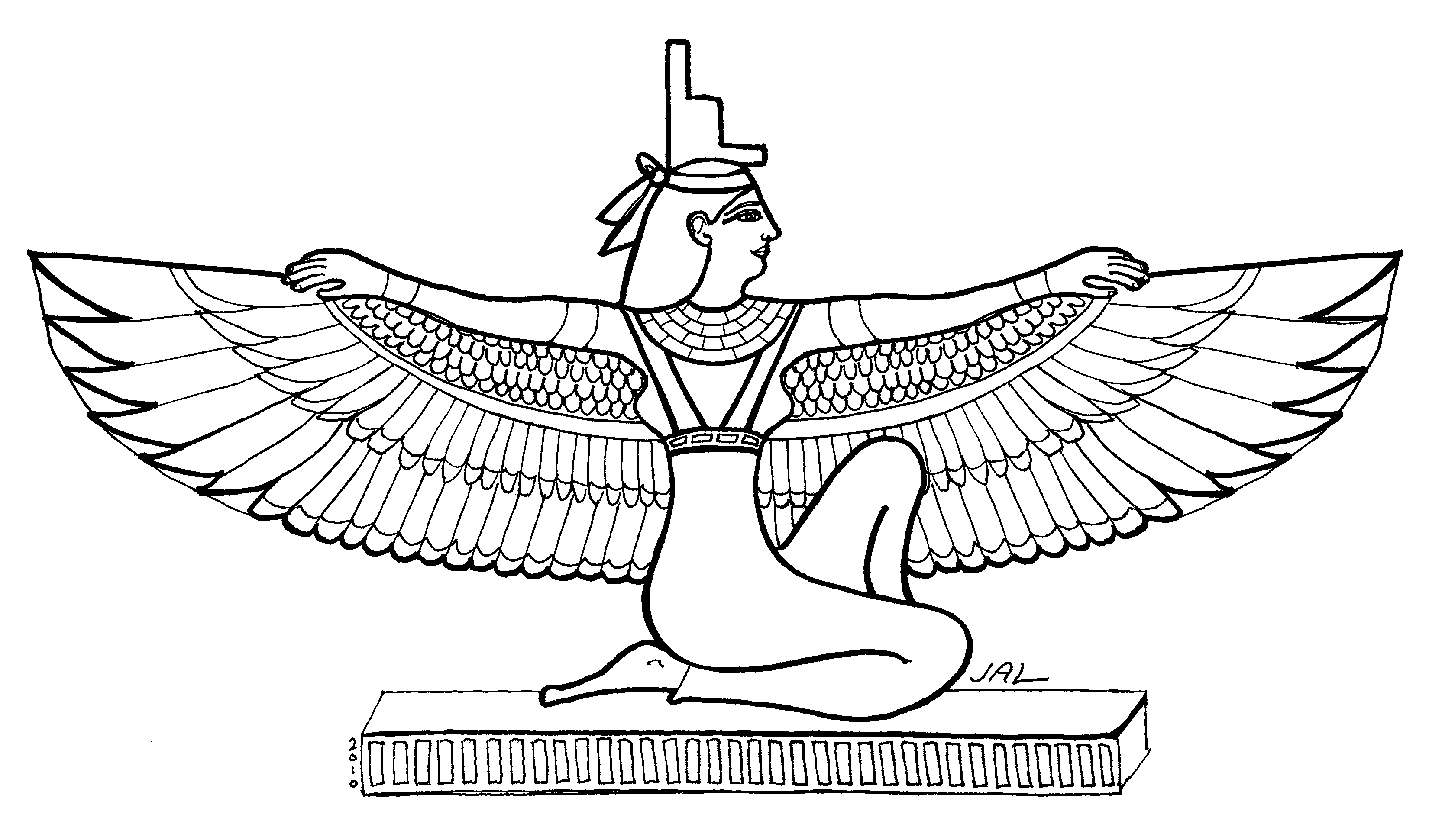 ぬりえページ: エジプト神話 (神々と女神) #111174 - 無料の印刷可能なぬりえページ