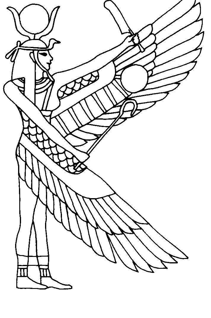 ぬりえページ: エジプト神話 (神々と女神) #111175 - 無料の印刷可能なぬりえページ