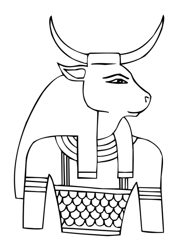 ぬりえページ: エジプト神話 (神々と女神) #111190 - 無料の印刷可能なぬりえページ