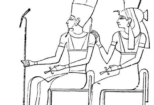 ぬりえページ: エジプト神話 (神々と女神) #111223 - 無料の印刷可能なぬりえページ