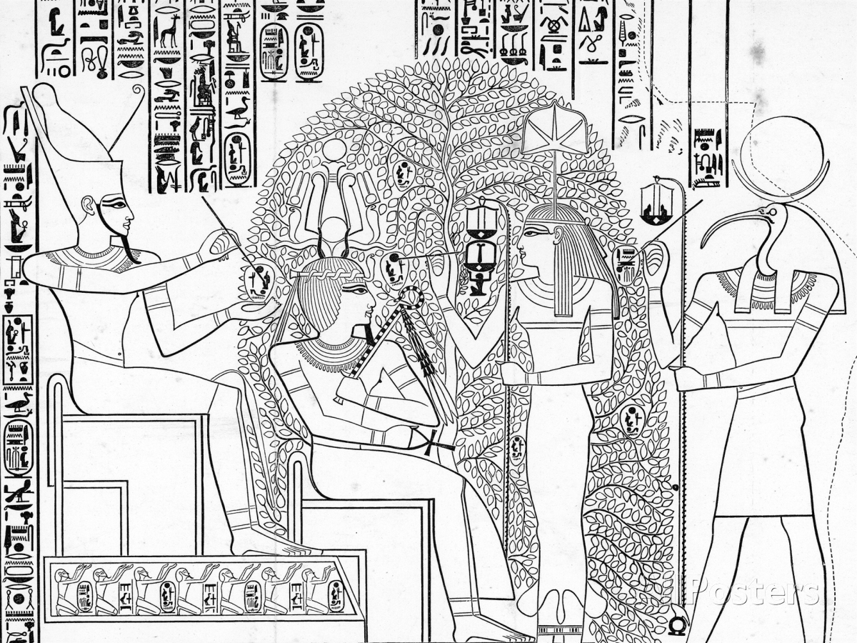 ぬりえページ: エジプト神話 (神々と女神) #111224 - 無料の印刷可能なぬりえページ