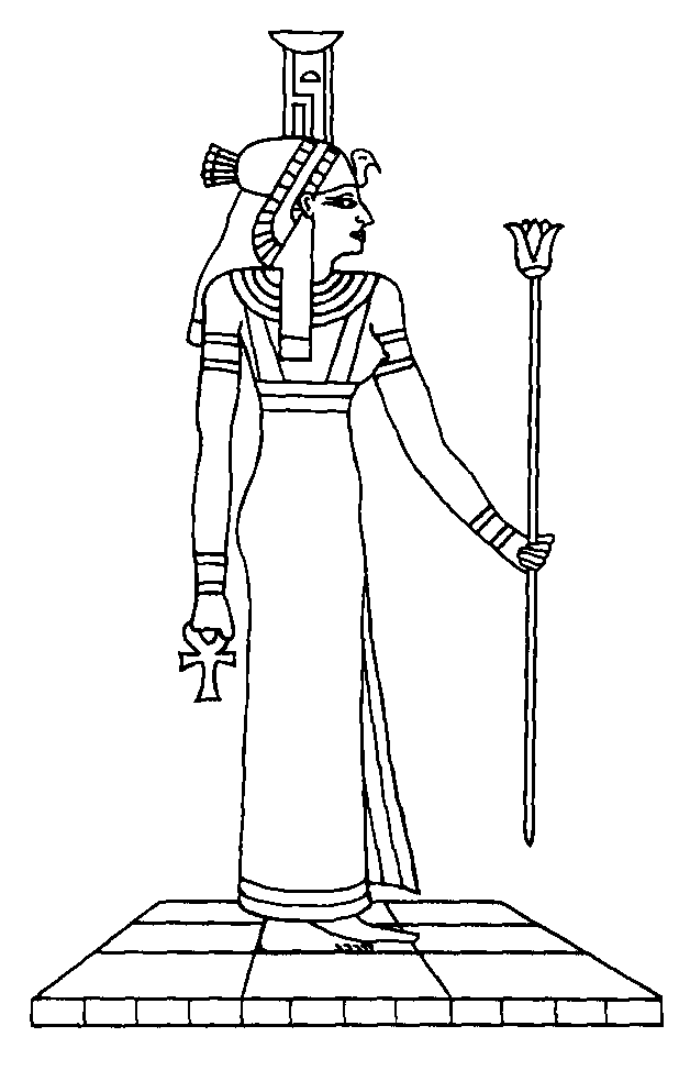 ぬりえページ: エジプト神話 (神々と女神) #111230 - 無料の印刷可能なぬりえページ