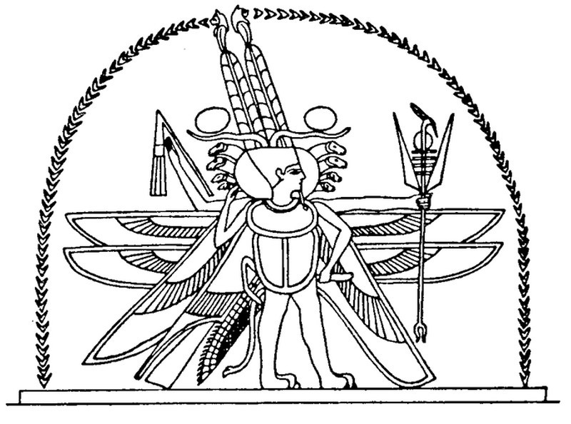 ぬりえページ: エジプト神話 (神々と女神) #111231 - 無料の印刷可能なぬりえページ