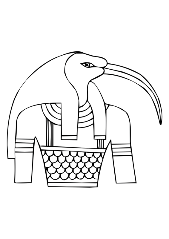 ぬりえページ: エジプト神話 (神々と女神) #111250 - 無料の印刷可能なぬりえページ