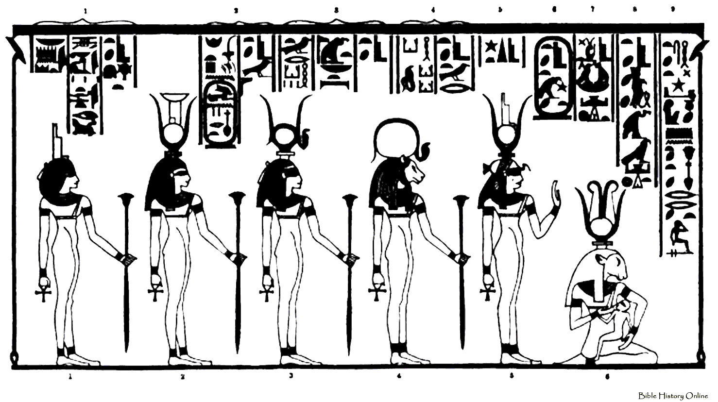 ぬりえページ: エジプト神話 (神々と女神) #111265 - 無料の印刷可能なぬりえページ
