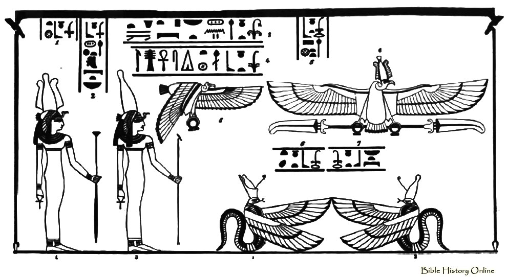 ぬりえページ: エジプト神話 (神々と女神) #111335 - 無料の印刷可能なぬりえページ
