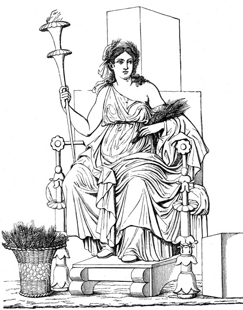 ぬりえページ: ギリシャ神話 (神々と女神) #109665 - 無料の印刷可能なぬりえページ