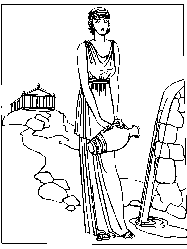 ぬりえページ: ギリシャ神話 (神々と女神) #109689 - 無料の印刷可能なぬりえページ