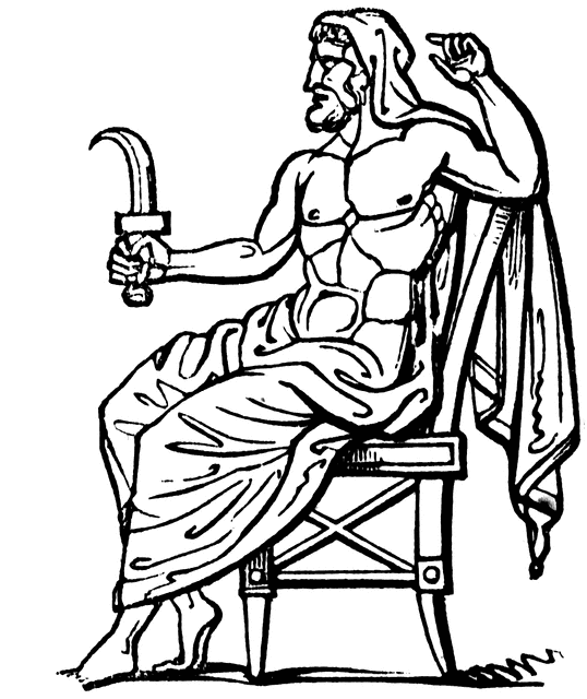 ぬりえページ: ギリシャ神話 (神々と女神) #109755 - 無料の印刷可能なぬりえページ
