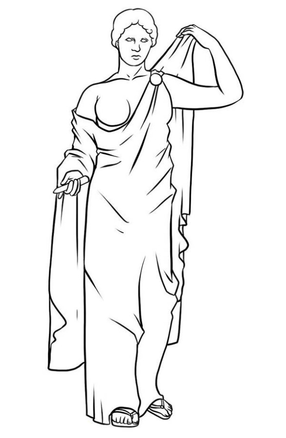 ぬりえページ: ギリシャ神話 (神々と女神) #109907 - 無料の印刷可能なぬりえページ